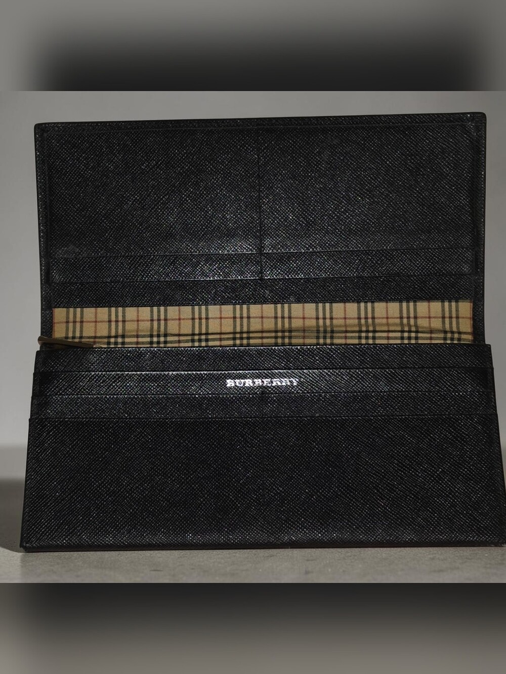 Authentic Burberry continental long wallet